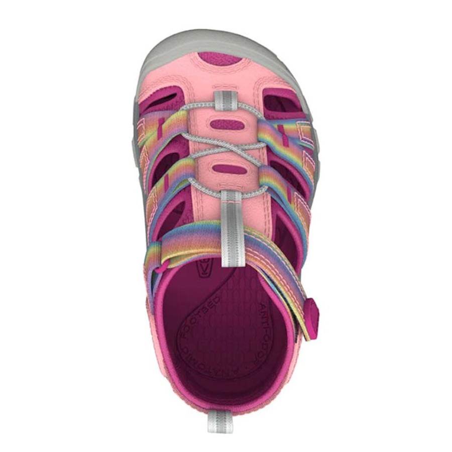 Girls Shoes Keen | Infant Girl Keen Seacamp Ii In Rainbow/ Festival Fushia