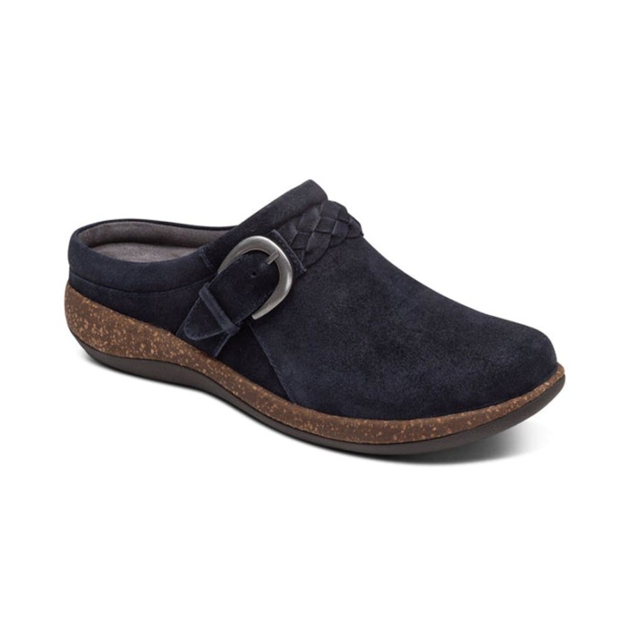 Womens Shoes Aetrex | Womens Aetrex Libby In Navy