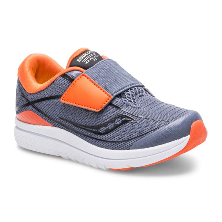 Boys Shoes Saucony | Infant Boy Saucony Kinvara 10 Jr Grey/Orange