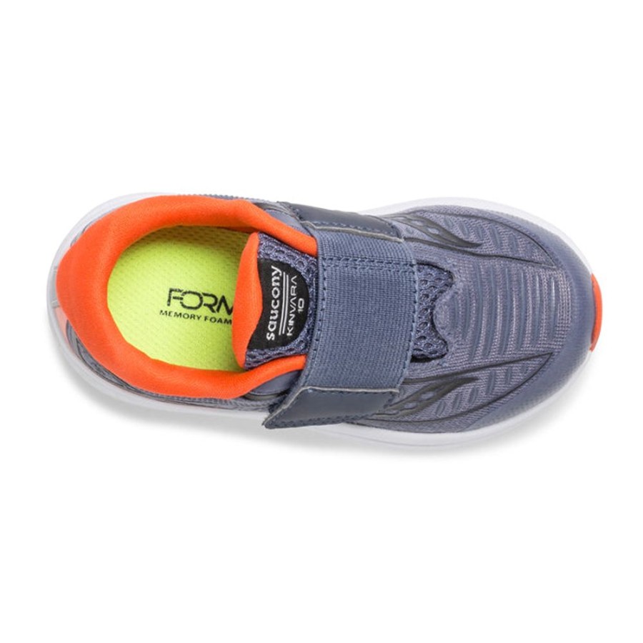 Boys Shoes Saucony | Infant Boy Saucony Kinvara 10 Jr Grey/Orange