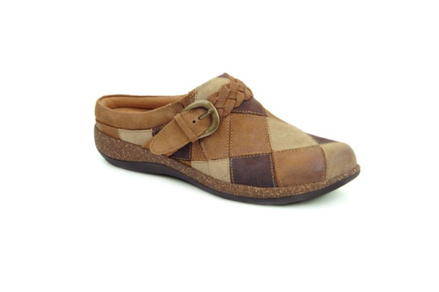 Womens Shoes Aetrex | Womens Aetrex Libby In Brown Patchwork