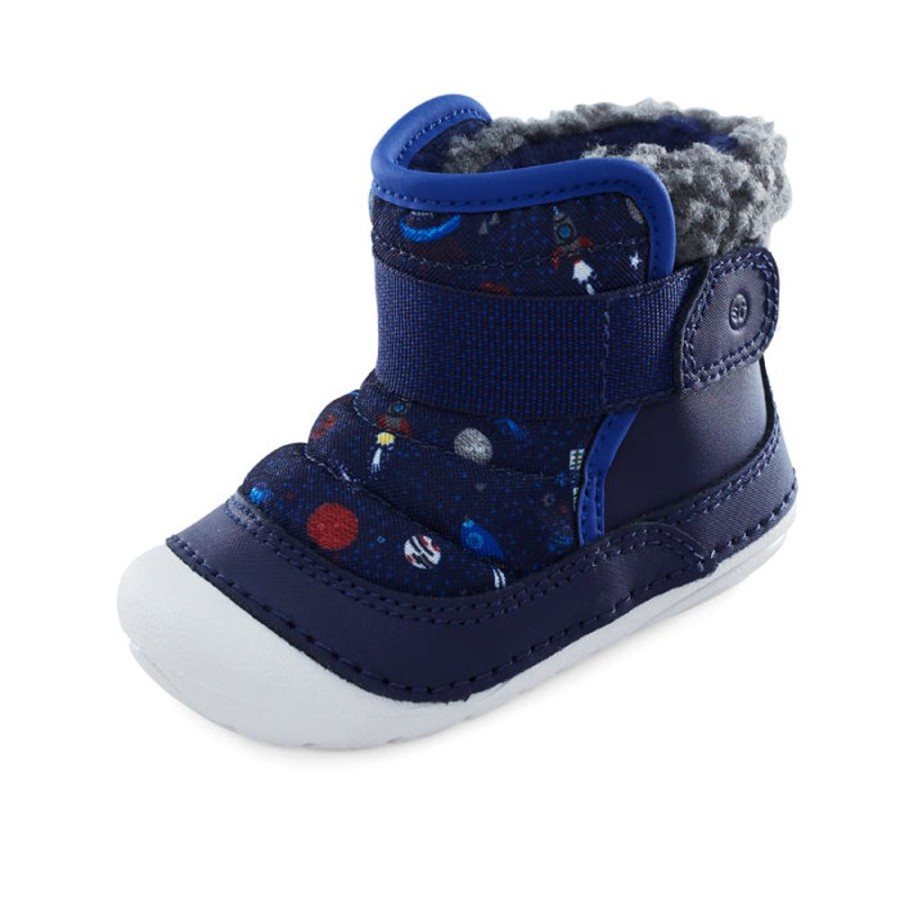 Boys Shoes Stride Rite | Infant Boy Stride Rite Soft Motion Channing Grey/Navy