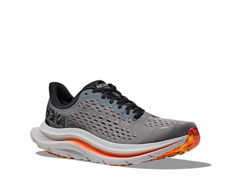 Mens Shoes Hoka | Men'S Hoka Kawana In Black/Lunar Rock