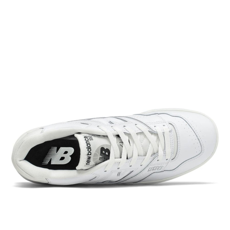 Mens Shoes New Balance | Mens New Balance Bb550 White/White