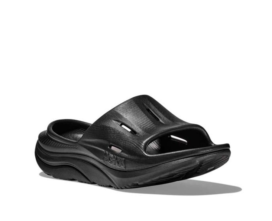 Womens Shoes Hoka | Womens Hoka Ora Slide 3 In Black/Black