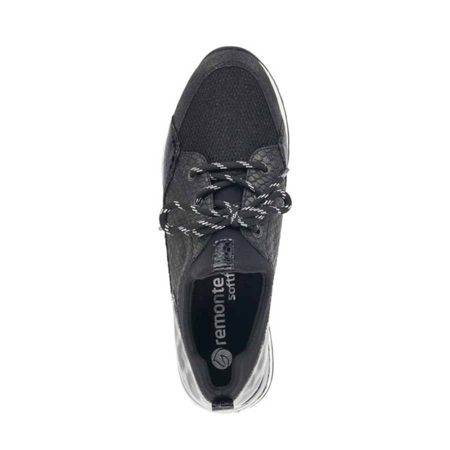 Womens Shoes Remonte | Womens Remonte Glittermesh Graphite