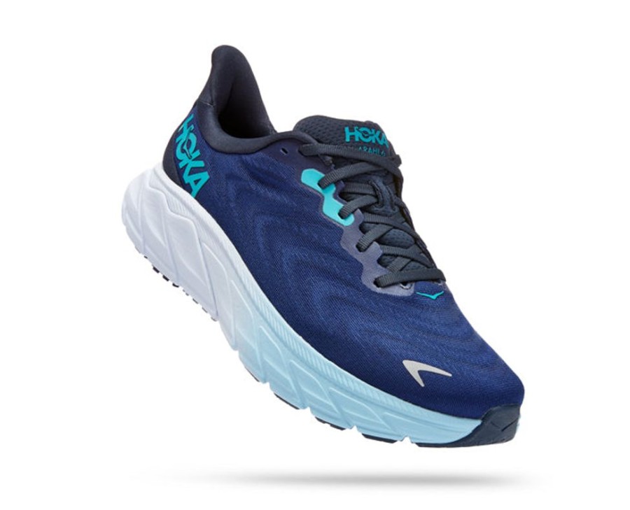 Mens Shoes Hoka | Mens Hoka Arahi 6 In Outer Space/Bellwether Blue