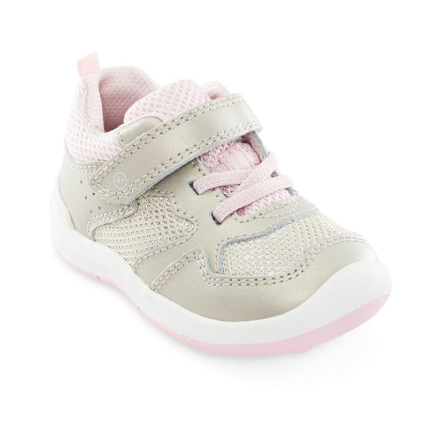 Girls Shoes Stride Rite | Little Girl Stride Rite Srtech Winslow Champagne