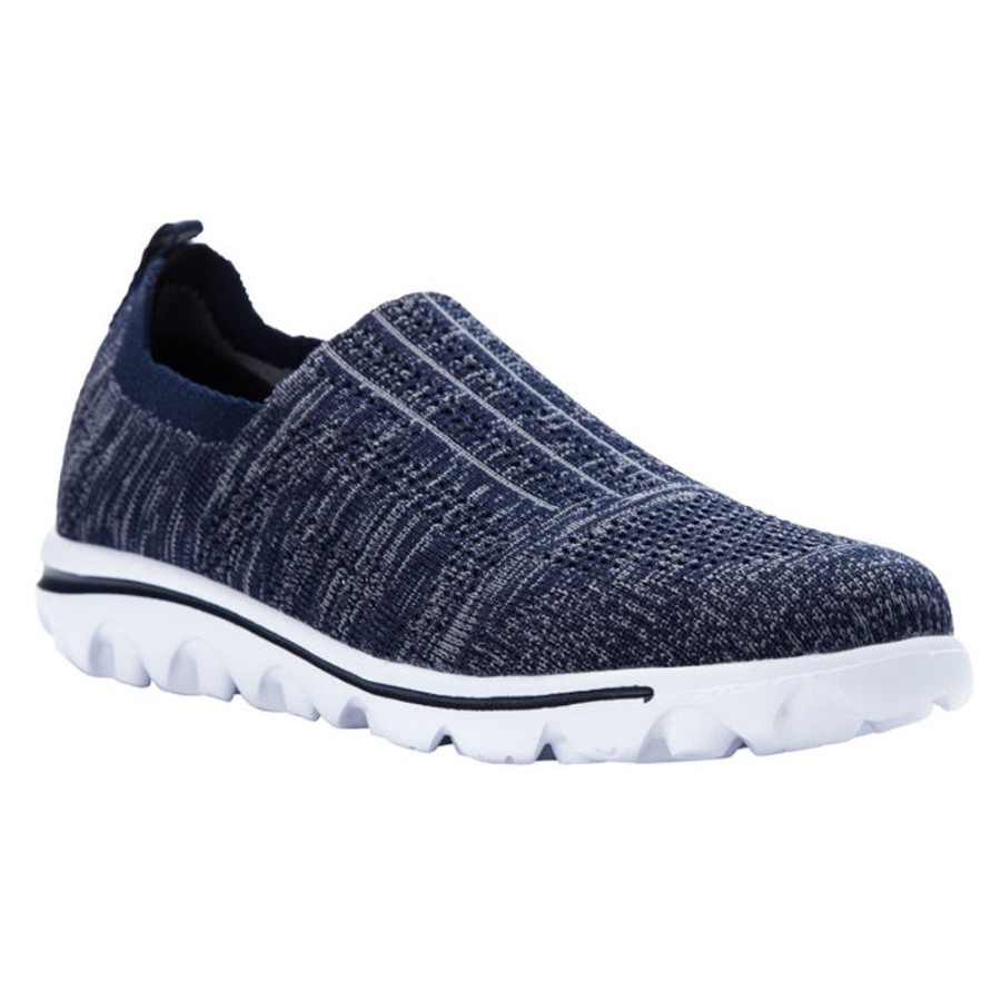 Womens Shoes Propet | Womens Propet Travelactiv Stretch Navy