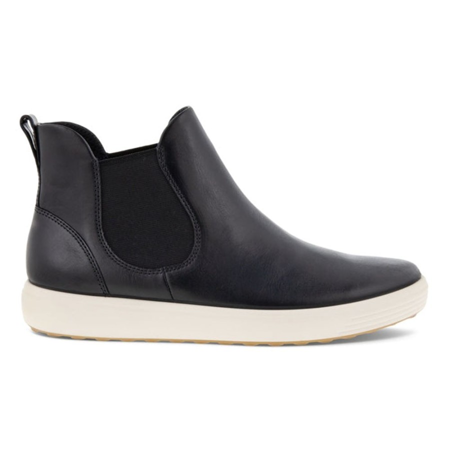 Womens Shoes Ecco | Womens Ecco Soft 7 Chelsea Boot Black