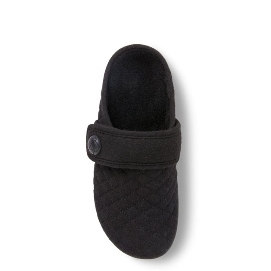 Womens Shoes Vionic | Womens Vionic Carlin Mule Slipper Black