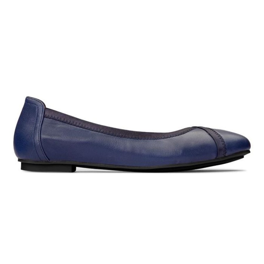 Womens Shoes Vionic | Womens Vionic Caroll Ballet Flat Navy