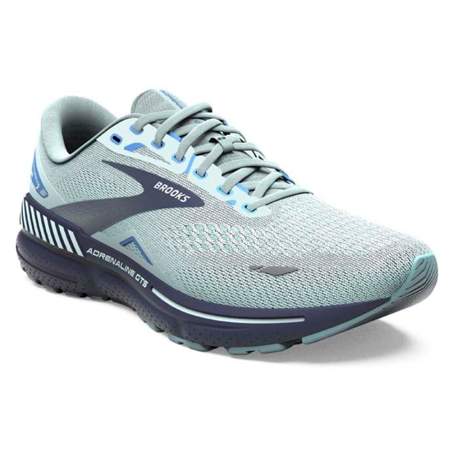 Womens Shoes Brooks Running | Womens Brooks Running Adrenaline Gts 23 In Blue Glass/Nile Blue/Marina