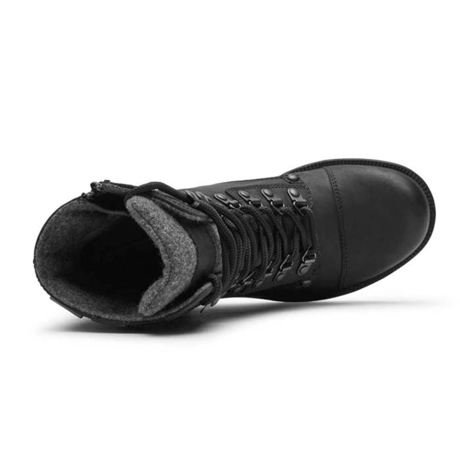 Womens Shoes Cobb Hill | Womens Cobb Hill Brunswick Lace Waterproof In Black