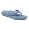 Womens Shoes Vionic | Womens Vionic Tide Ii Toe Post Sandal In Blue Shadow