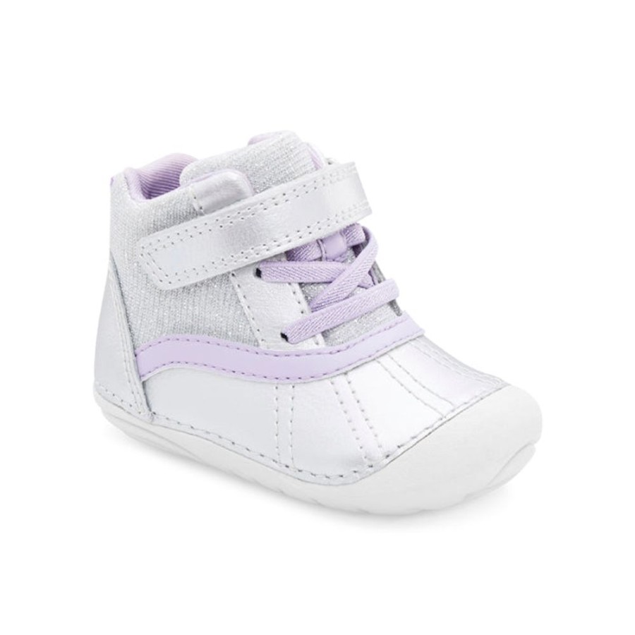 Girls Shoes Stride Rite | Infant Girl Stride Rite Sm Talley In Silver