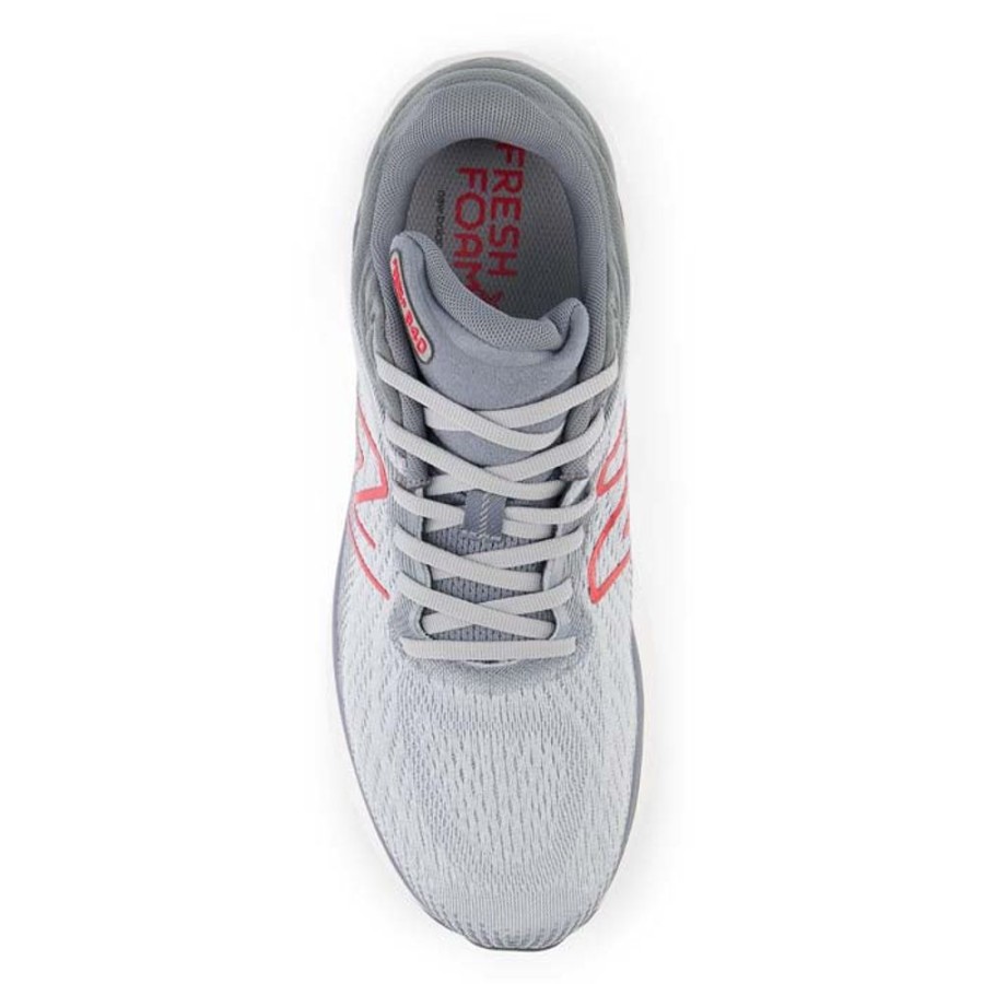 Mens Shoes New Balance | Mens New Balance Fresh Foam 840V1 In Aluminum Grey/True Red