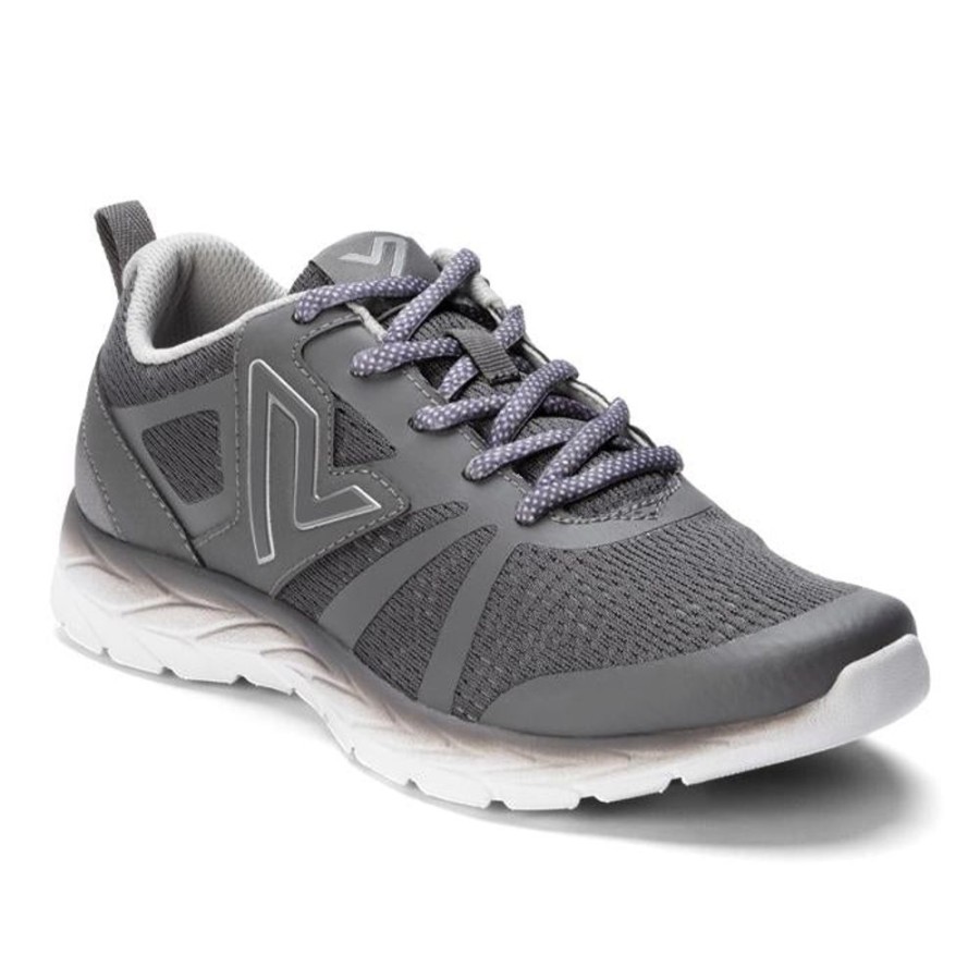 Womens Shoes Vionic | Womens Vionic Miles Active Sneaker Grey