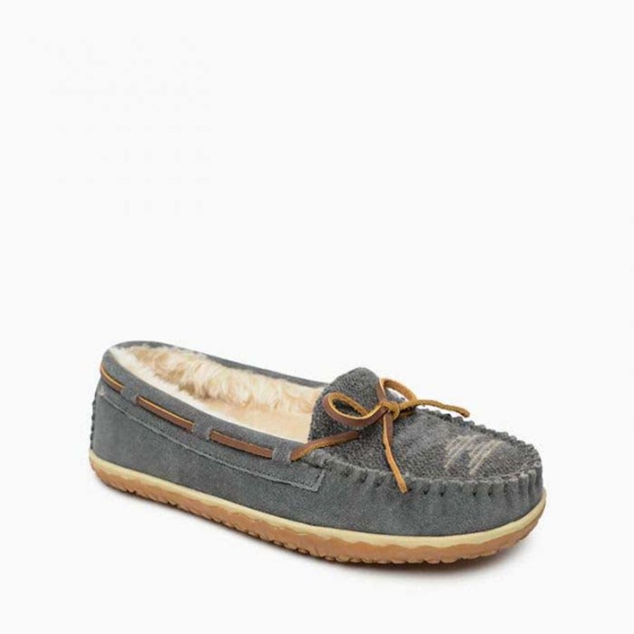 Womens Shoes Minnetonka | Womens Minnetonka Tilia In Grey