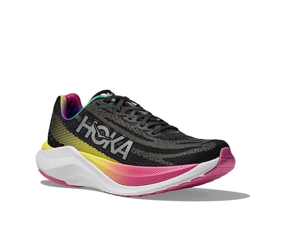 Mens Shoes Hoka | Mens Hoka Mach X In Black/Multi