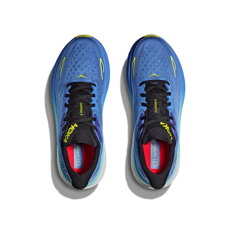 Mens Shoes Hoka | Mens Hoka Clifton 9 In Virtual Blue/Cerise