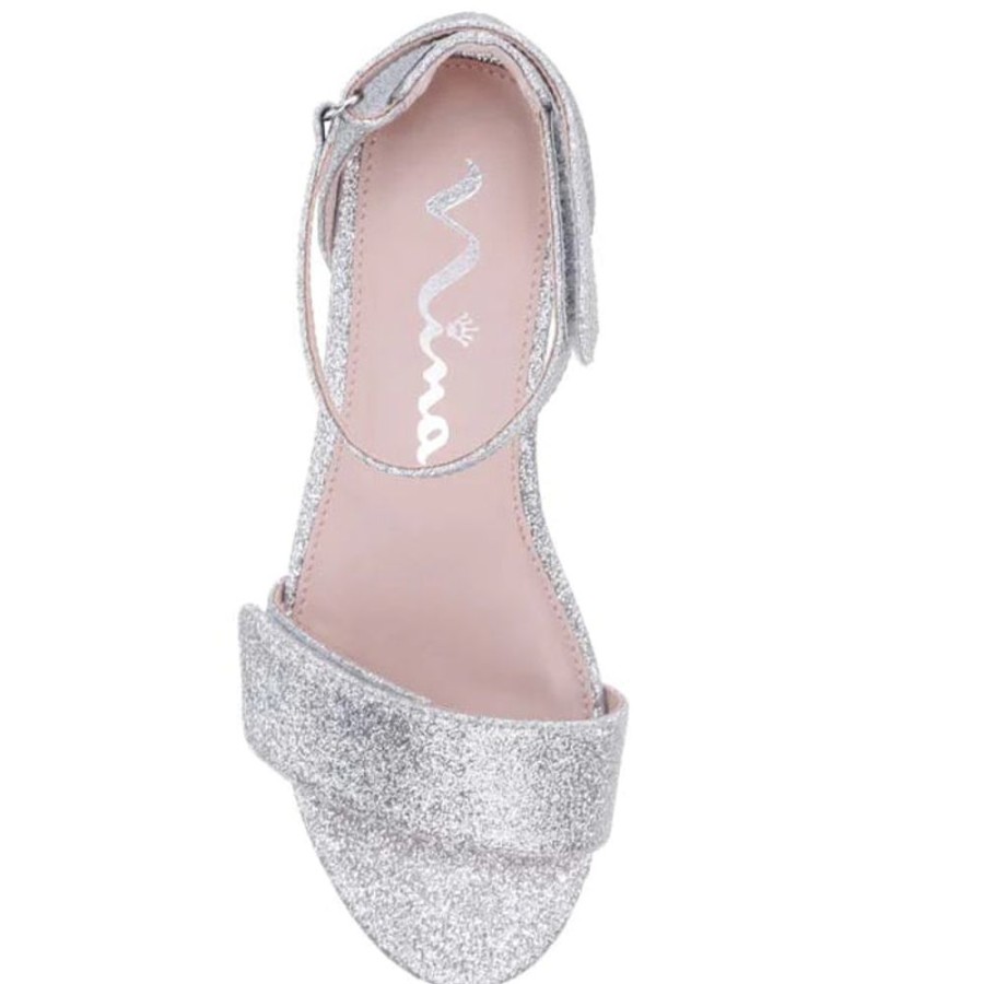 Girls Shoes Nina | Big Girl Nina Rejina In Silver