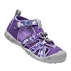 Girls Shoes Keen | Big Girl Keen Seacamp Camo/Tillandsia Purple