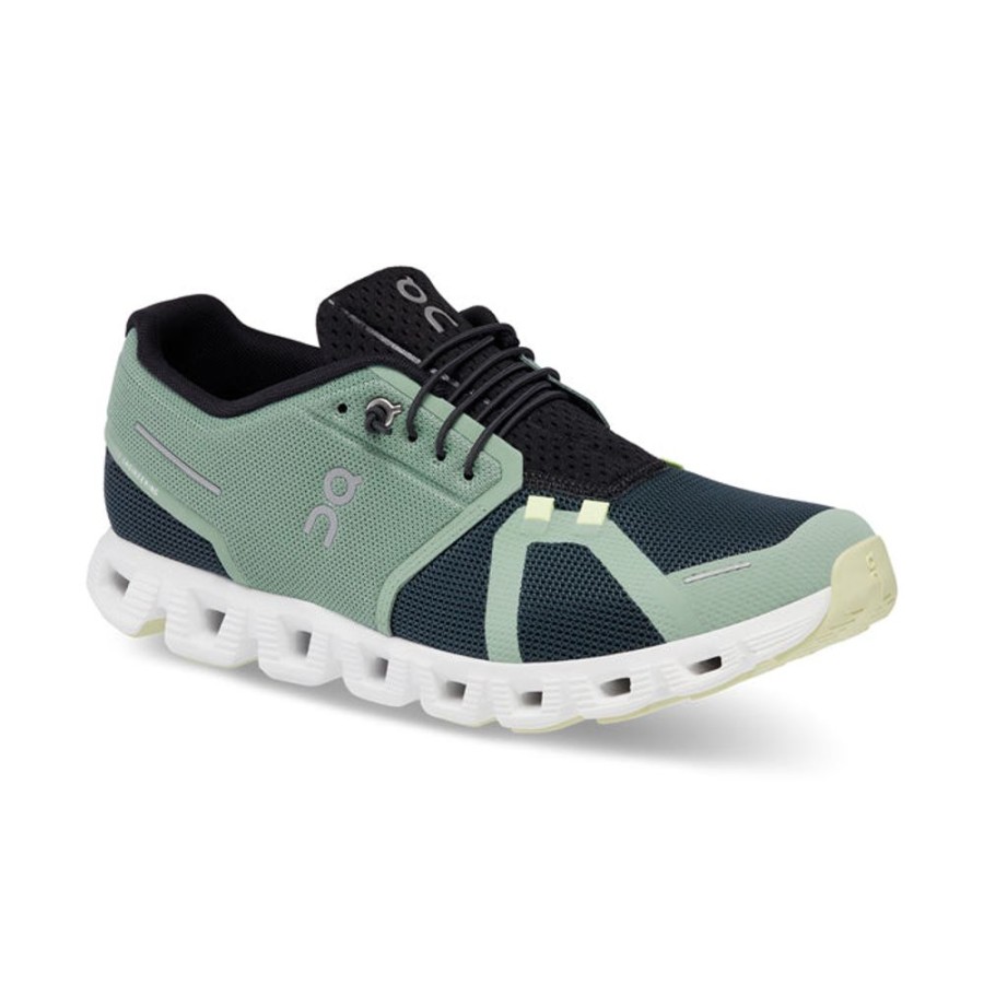 Mens Shoes On Running | Mens On Running Cloud 5 Push In Moss/Stone