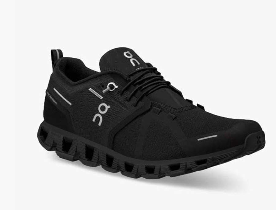 Mens Shoes On Running | Mens On Running Cloud 5 Wp In All Black