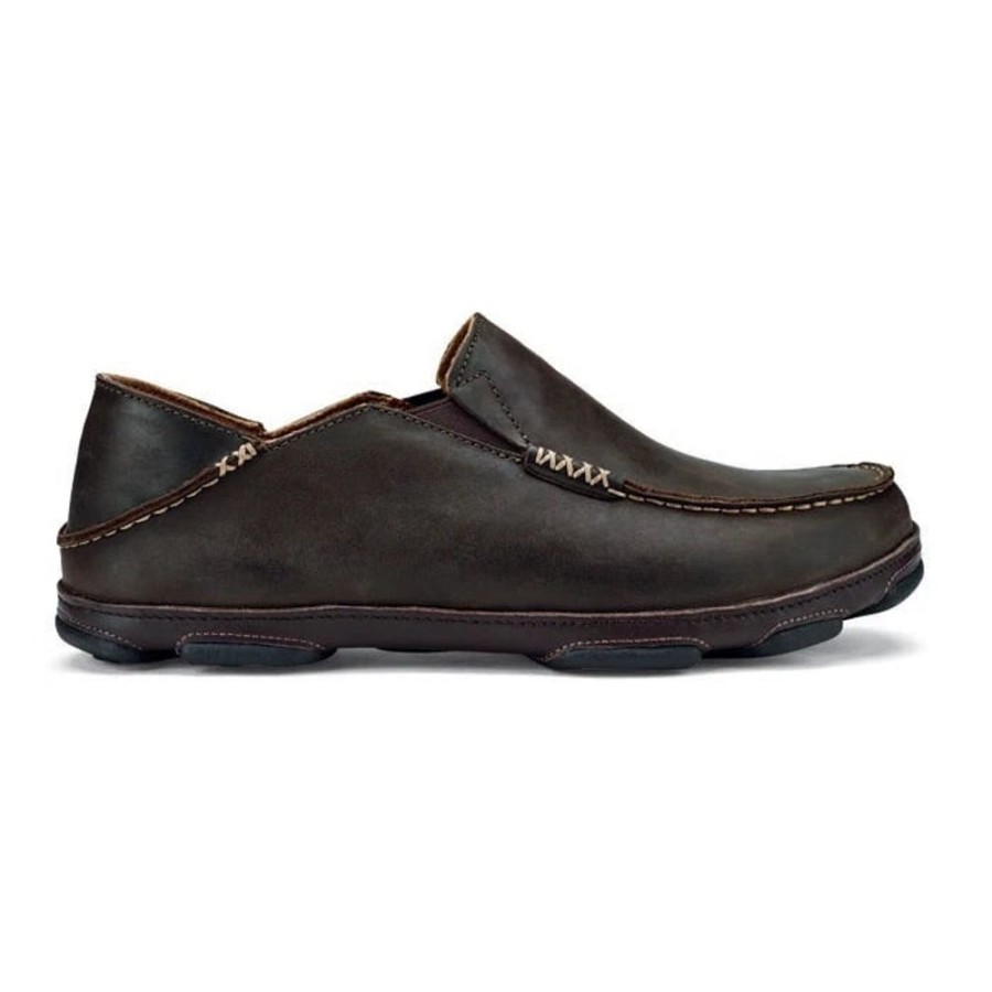 Mens Shoes Olukai | Mens Olukai Moloa In Wood/Java