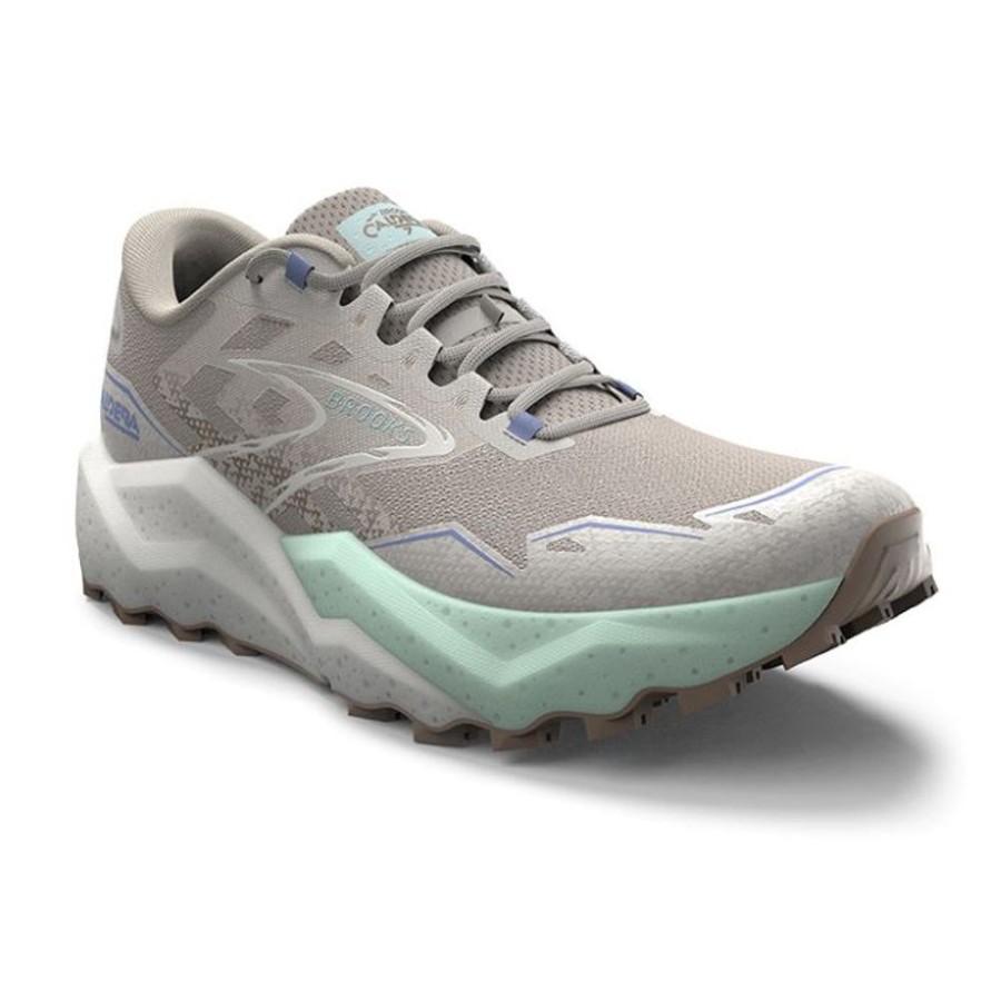 Womens Shoes Brooks Running | Womens Brooks Running Caldera 7 In Chateau Grey/White Sand