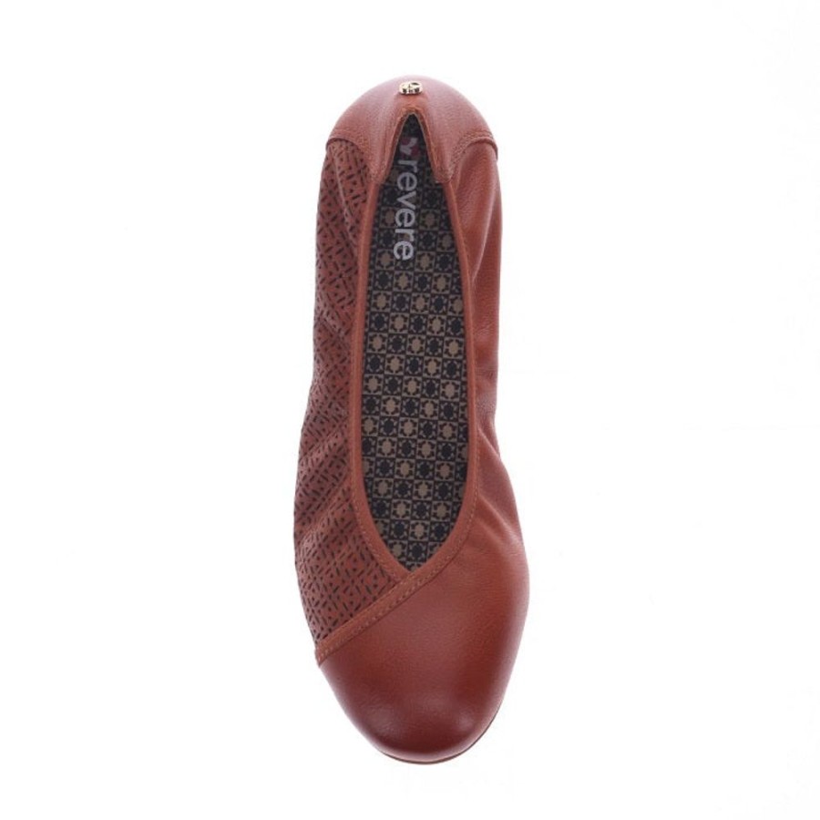 Womens Shoes Revere | Womens Revere Nairobi In Cognac Lazer