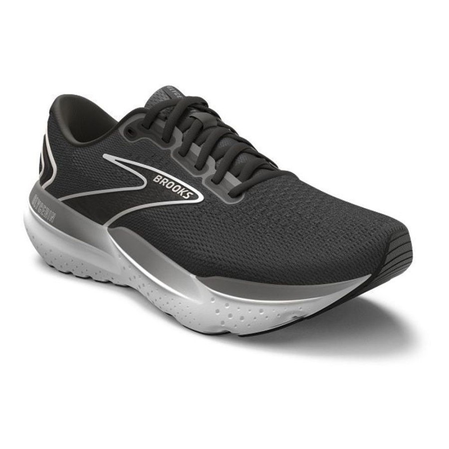 Womens Shoes Brooks Running | Womens Brooks Running Glycerin 21 In Black/Grey/White