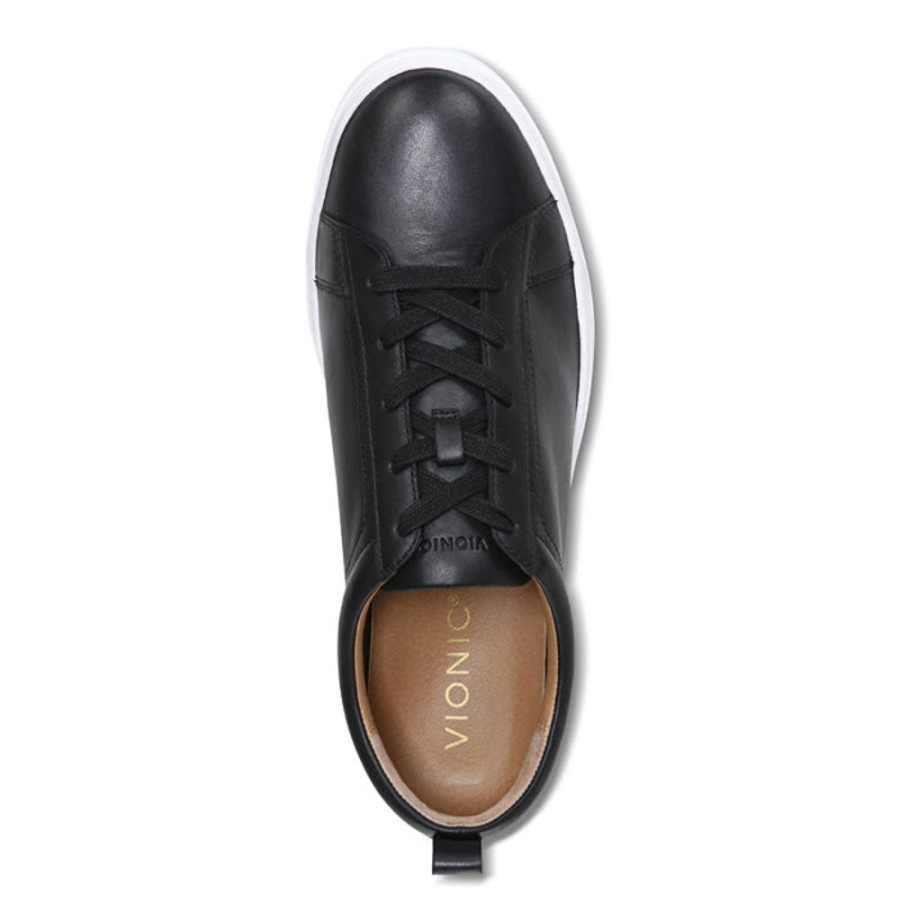 Mens Shoes Vionic | Mens Vionic Lucas Black