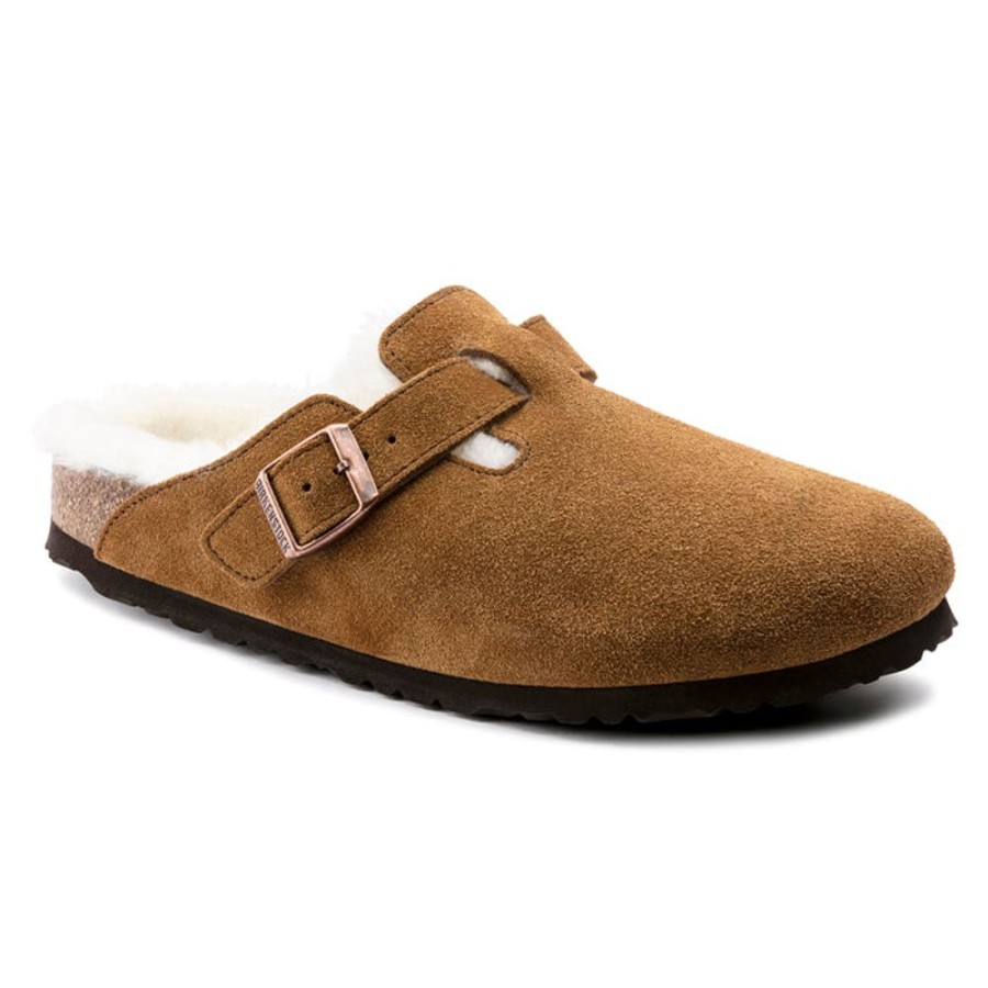 Womens Shoes Birkenstock | Womens Birkenstock Boston Shearling Mink