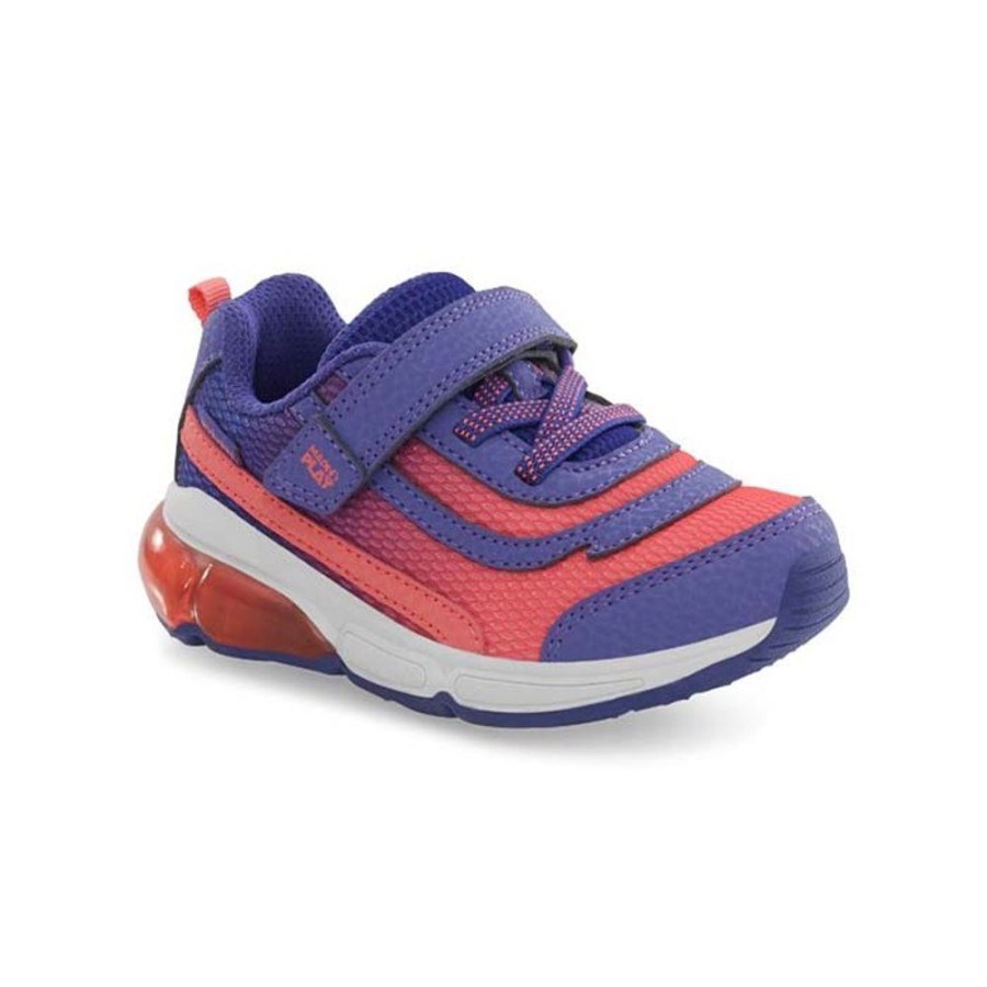 Girls Shoes Stride Rite | Little Girl Stride Rite Made 2 Play Surge Bounce In Purple Multi