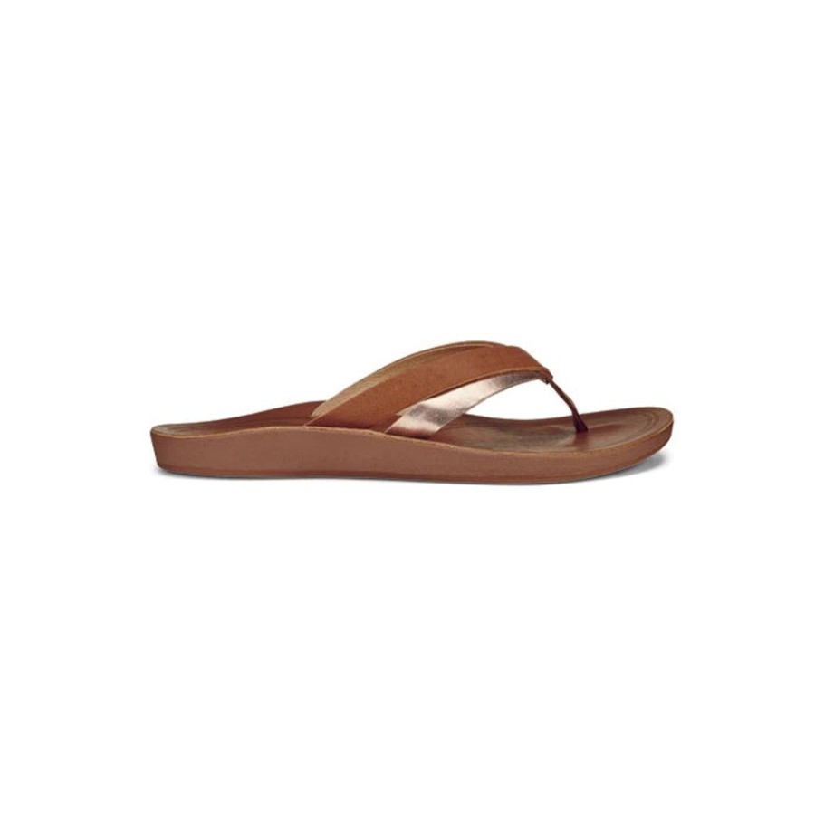 Womens Shoes Olukai | Womens Olukai Kaekae Sahara/Bubbly