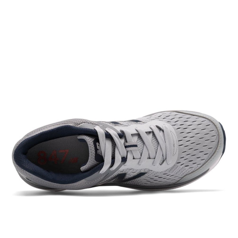 Mens Shoes New Balance | Mens New Balance 847V4 Silver Mink With Gunmetal