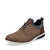 Mens Shoes Rieker | Mens Rieker Dustin In Fango/Toffee/Denim