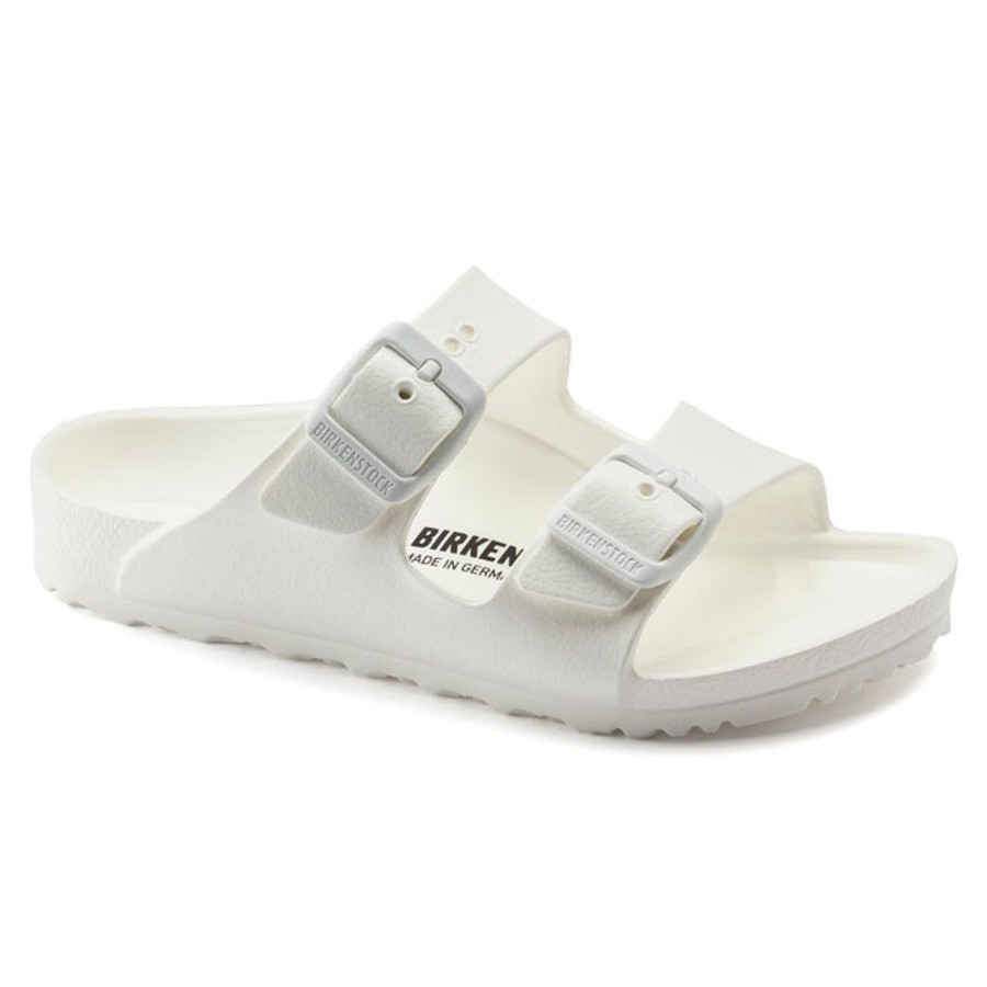 Girls Shoes Birkenstock | Big Girl Birkenstock Arizona Eva White