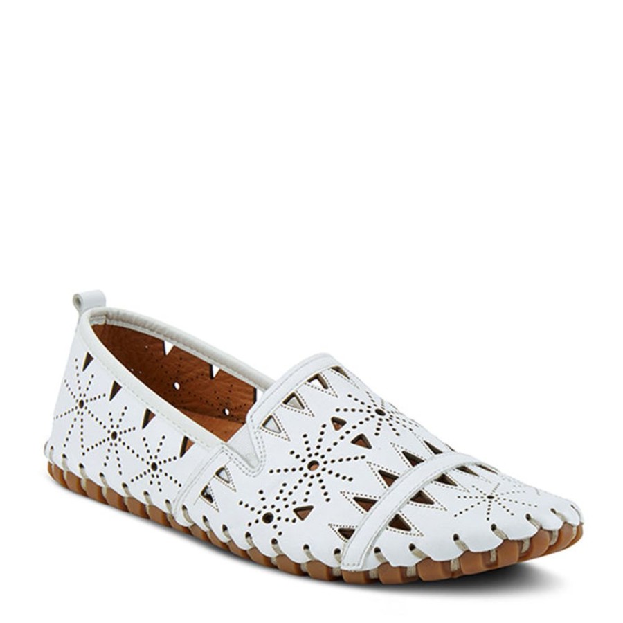 Womens Shoes Spring Step | Womens Spring Step Fusaro In White