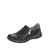 Womens Shoes Rieker | Womens Rieker Massa Perf Black/Cigar