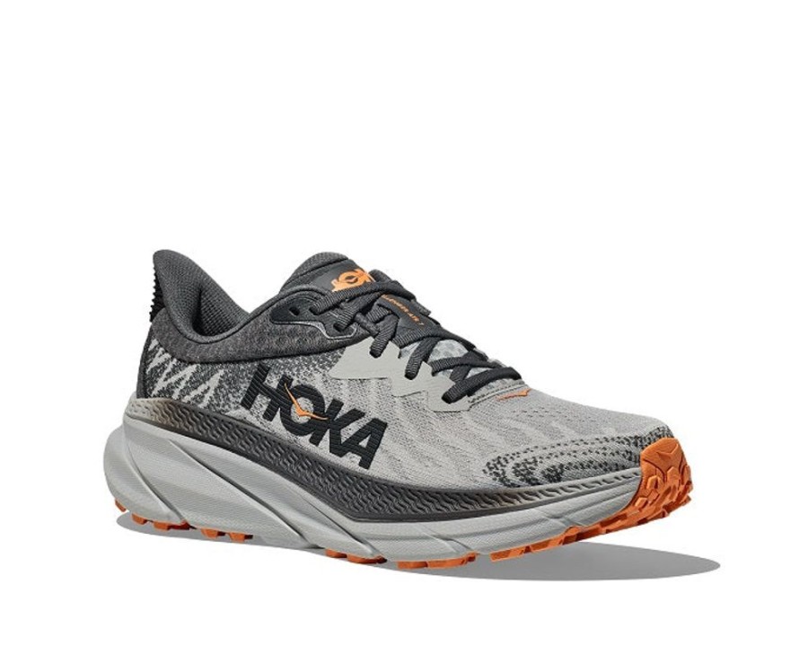 Mens Shoes Hoka | Mens Hoka Challenger Atr 7 Wide In Harbor Mist/Castlerock