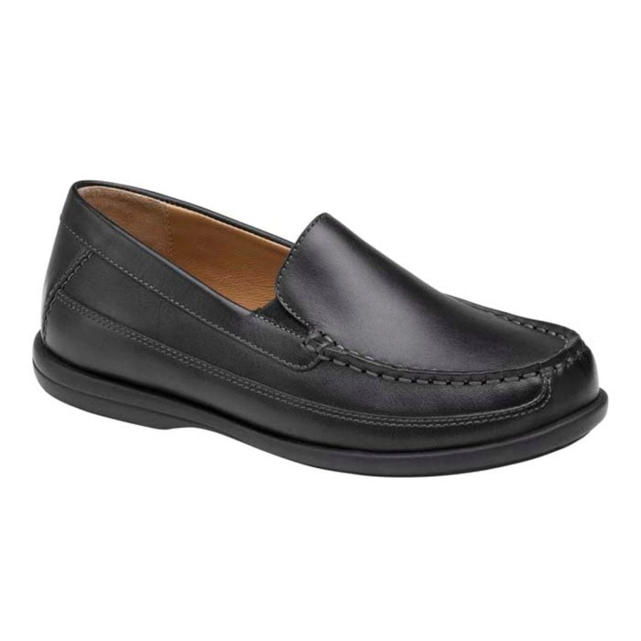 Boys Shoes Johnston & Murphy | Big Boy Johnston & Murphy Locklin Venetian In Black