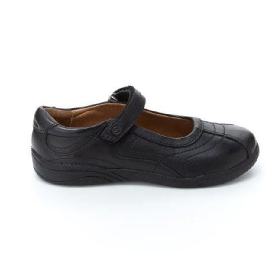 Girls Shoes Stride Rite | Big Girl Stride Rite Claire Mary Jane Black