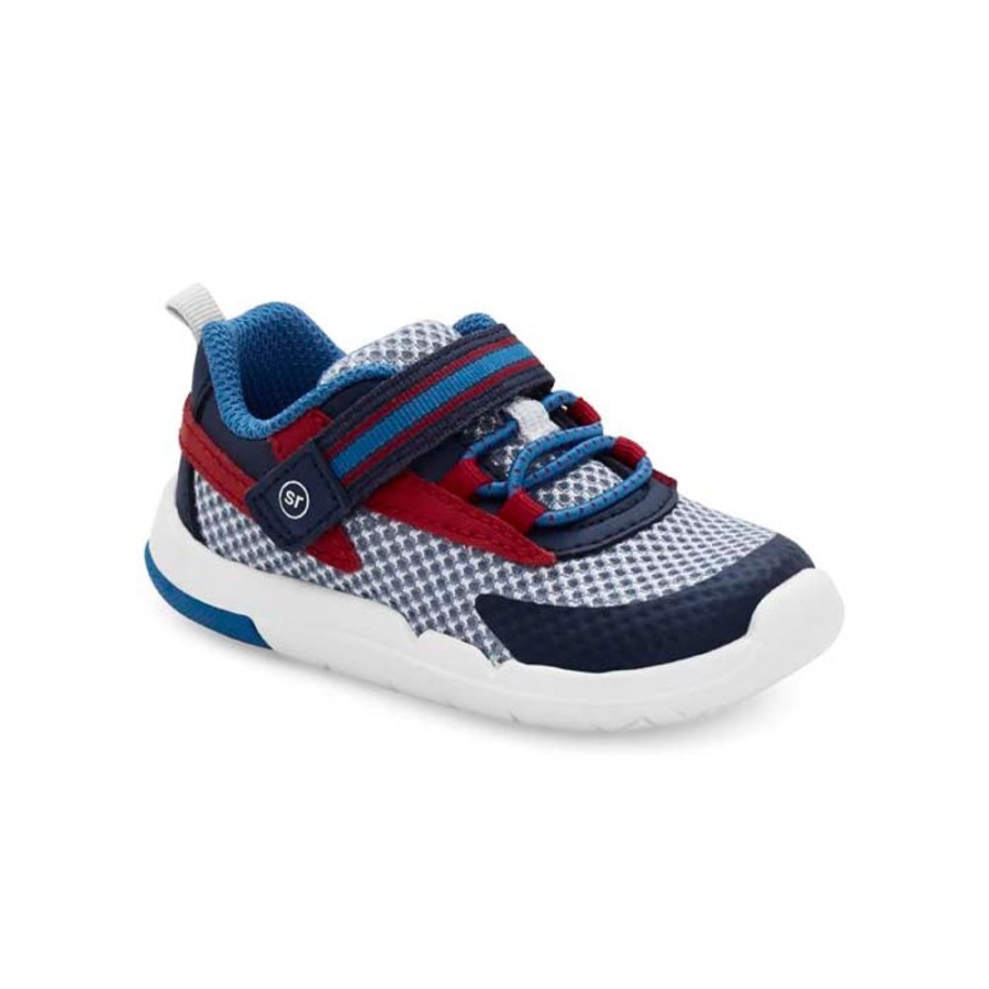 Boys Shoes Stride Rite | Little Boy Stride Rite Srtech Ian In Blue Multi