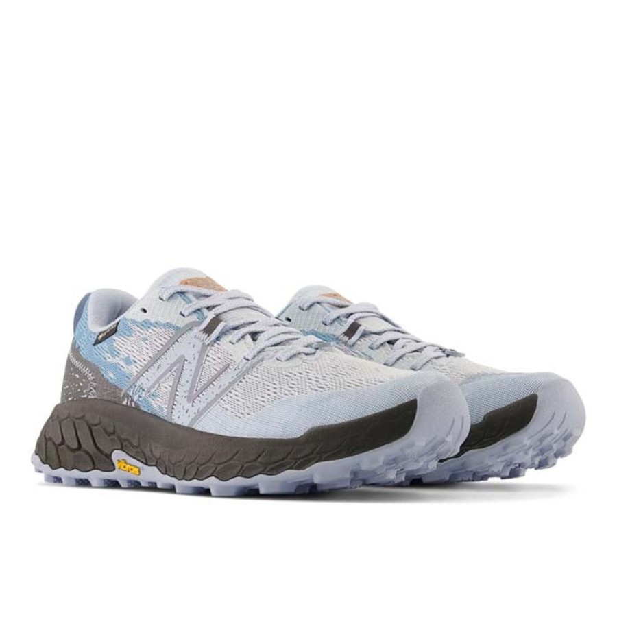 Womens Shoes New Balance | Womens New Balance Fresh Foam Hierro V7 Gtx In Starlight/Blacktop/Light Arctic Grey