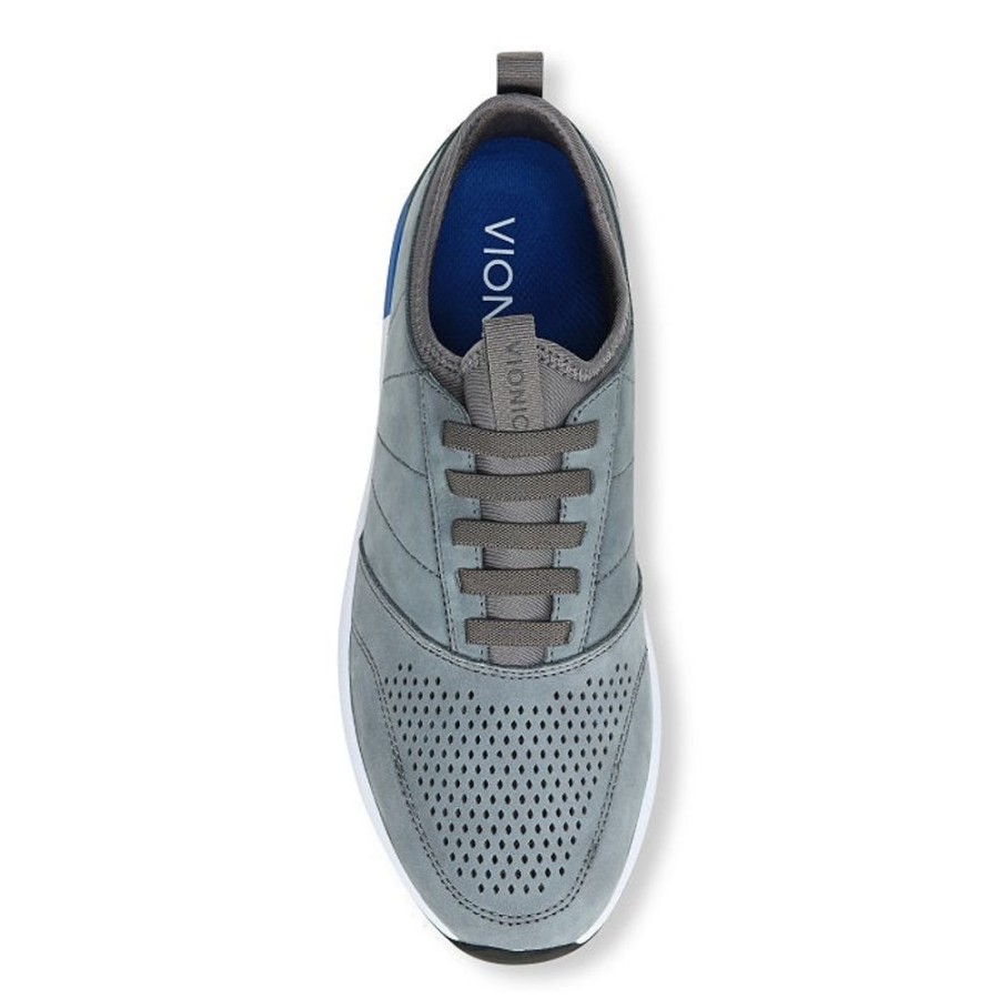 Mens Shoes Vionic | Mens Vionic Trent Grey