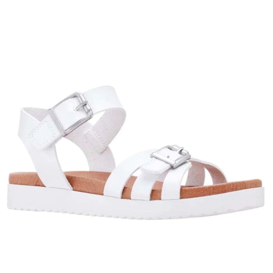 Girls Shoes Nina | Big Girl Nina Lacey In White