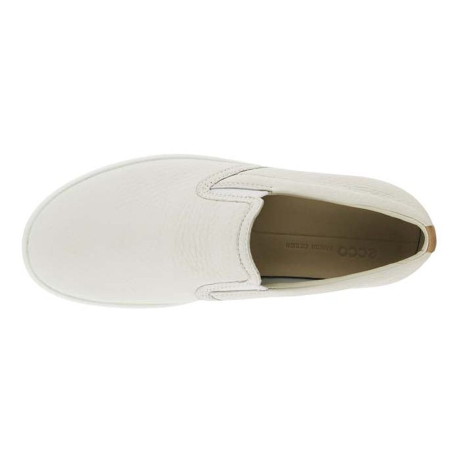 Womens Shoes Ecco | Womens Ecco Soft 7 Casual Slip On In White/Powder